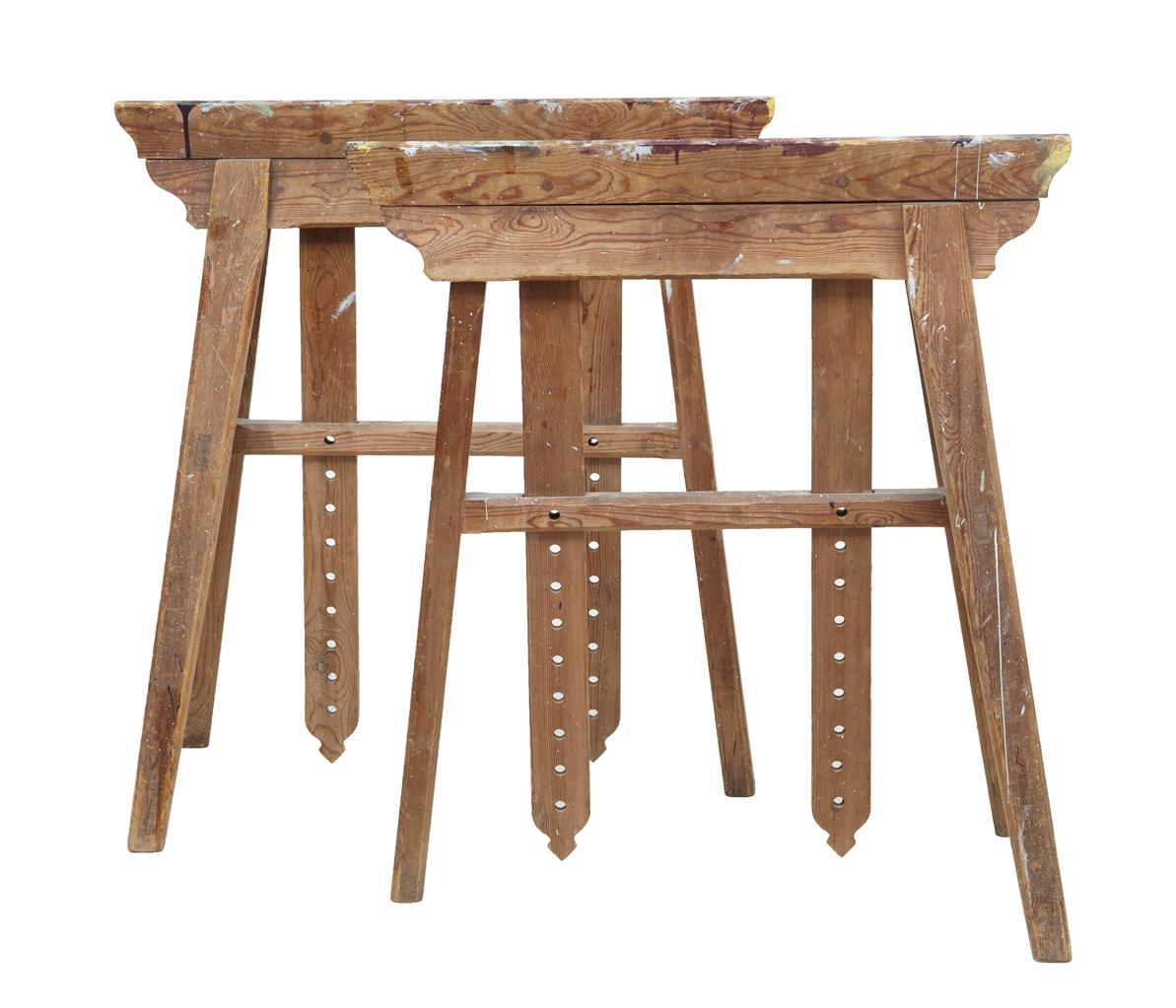 Quality Pair of Early 20th Century Trestle Table Bases (1 of 3) Quality Pair of Early 20th Century Trestle Table Bases (1 of 3)