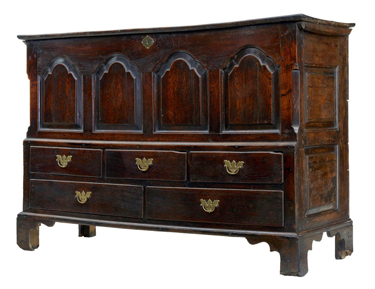 Late 17th Century Welsh Oak Mule Chest Coffer (1 of 8) Late 17th Century Welsh Oak Mule Chest Coffer (1 of 8)