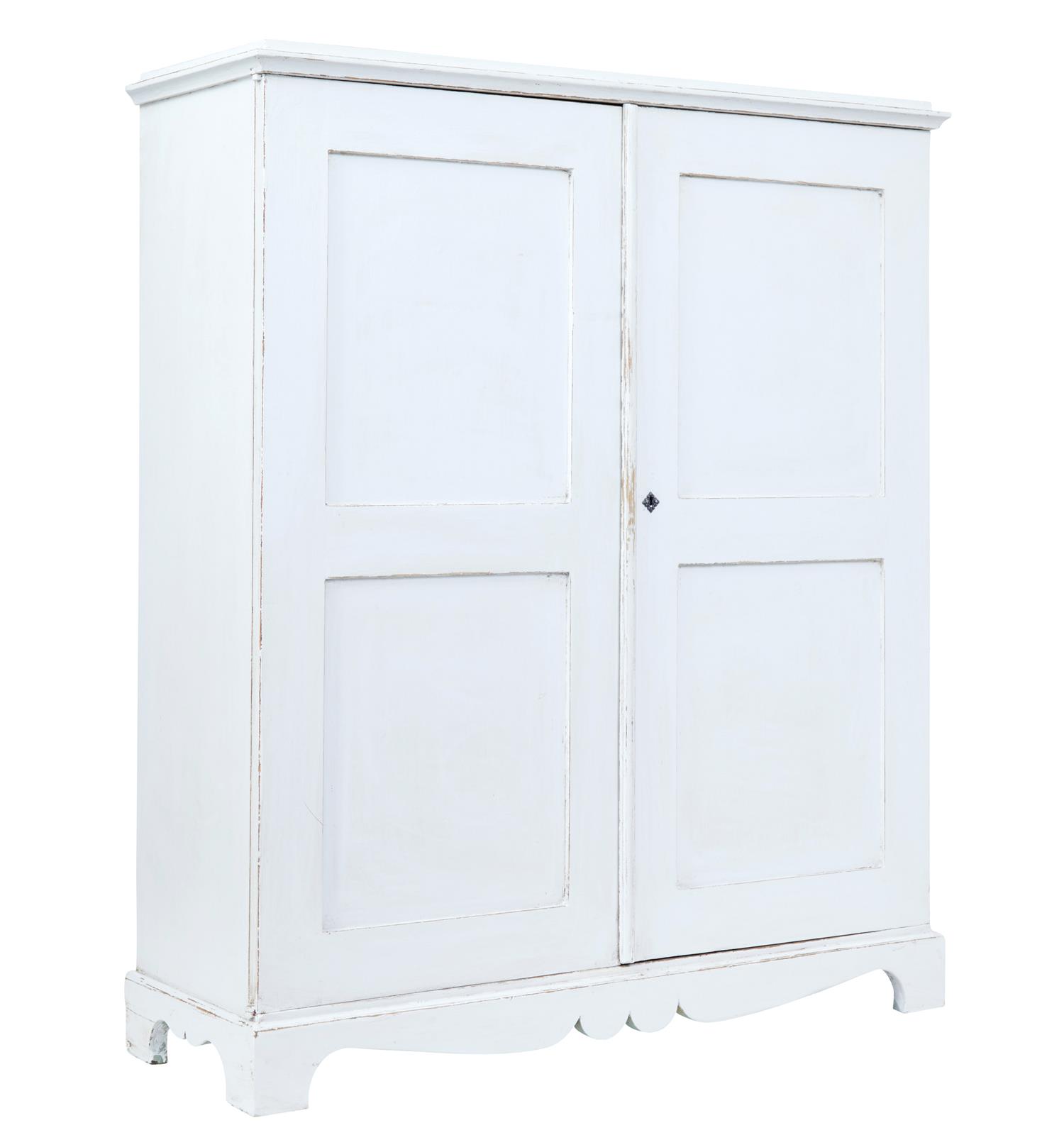 19th Century Swedish Painted Pine Rustic Cupboard (1 of 1) 19th Century Swedish Painted Pine Rustic Cupboard (1 of 1)