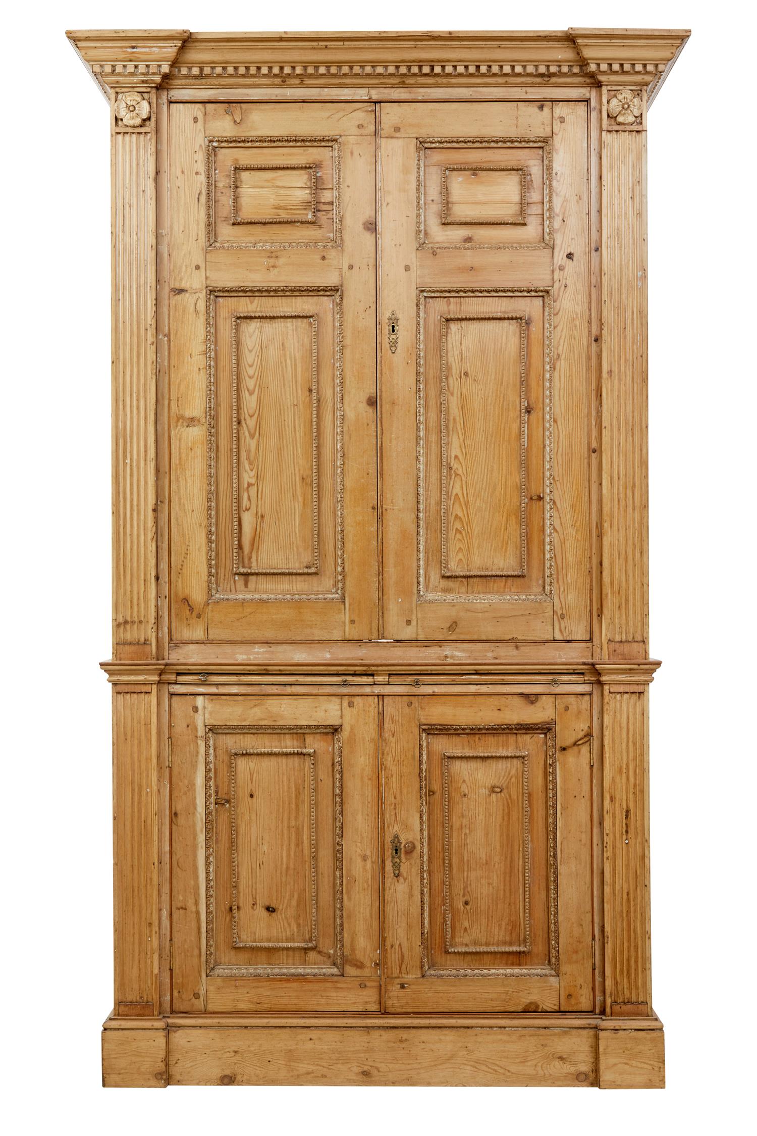 Architectural Early 19th Century Converted Pine Cabinet (1 of 1) Architectural Early 19th Century Converted Pine Cabinet (1 of 1)