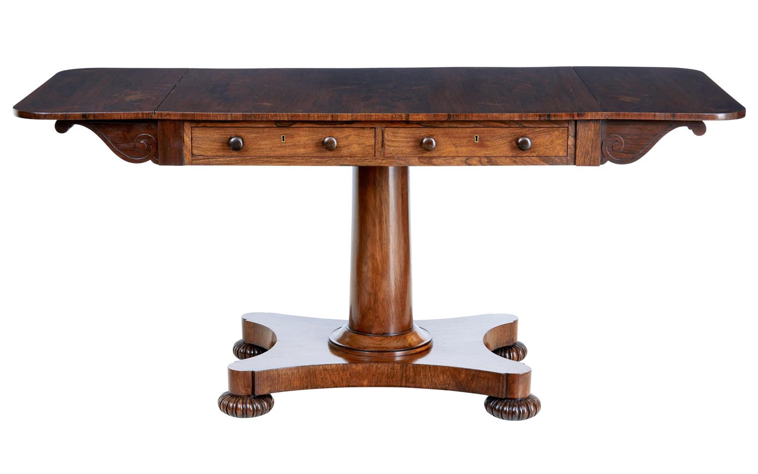 19th Century Regency Rosewood Sofa Table (1 of 1) 19th Century Regency Rosewood Sofa Table (1 of 1)