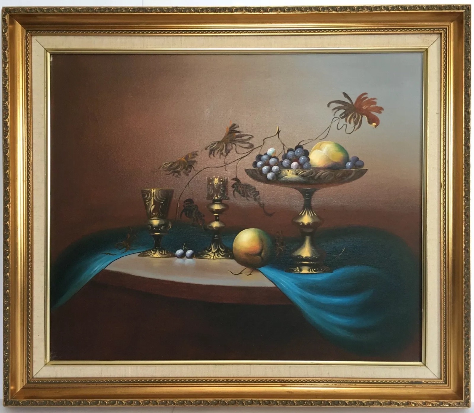 Still Life Fruit Oil Painting by Jozsef Molnar (1 of 7) Still Life Fruit Oil Painting by Jozsef Molnar (1 of 7)