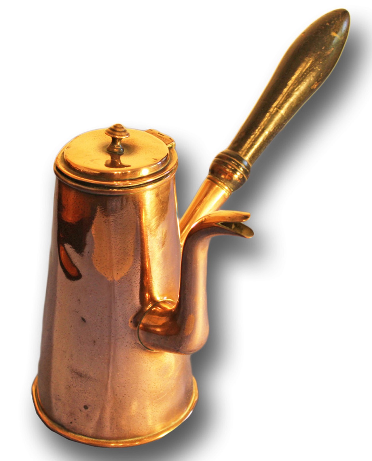 18th Century Georgian Copper Coffee Pot - English Tavern / Coffee House Pot (1 of 9)