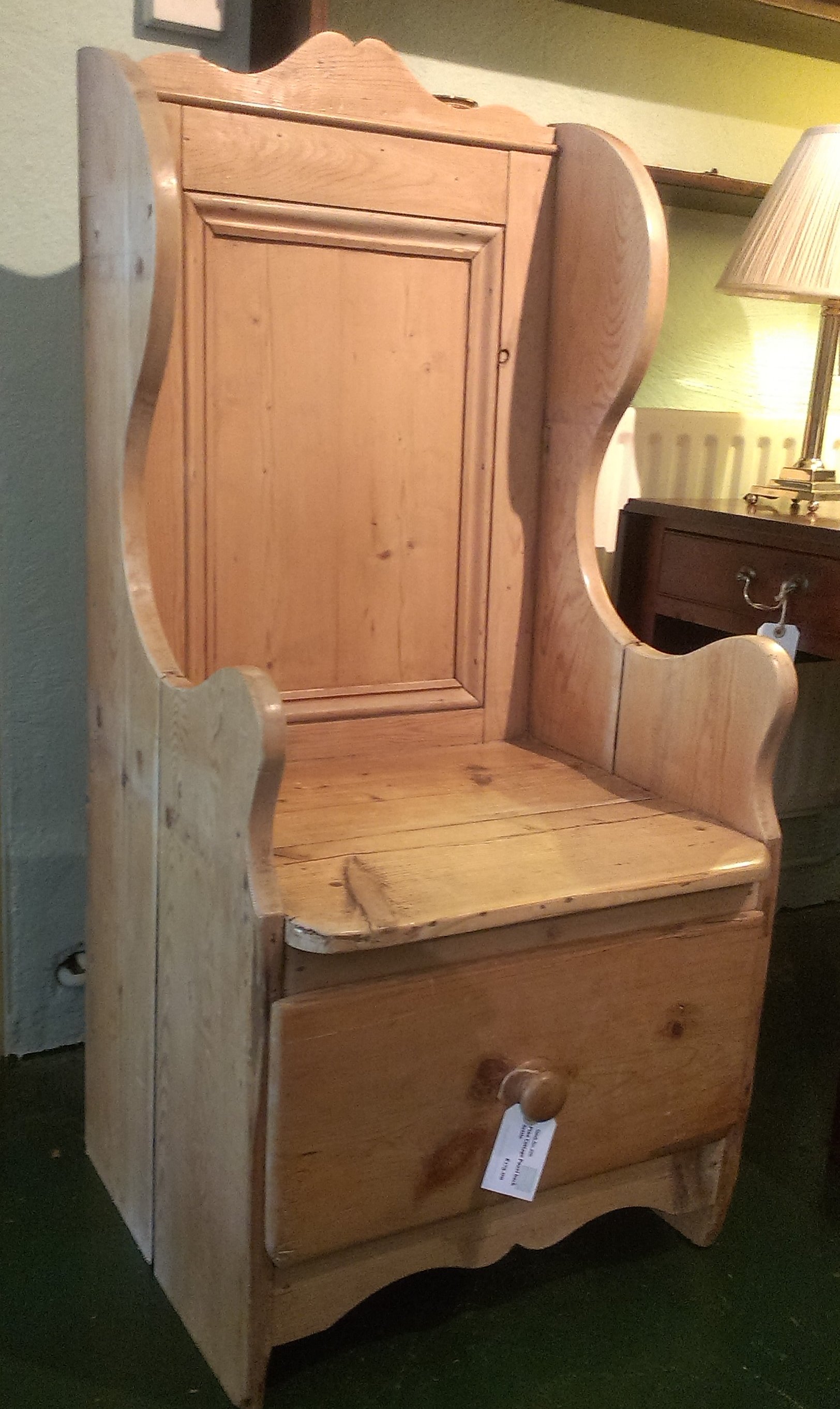 Country Pine Panel Back Cottage Chair (1 of 1) Country Pine Panel Back Cottage Chair (1 of 1)