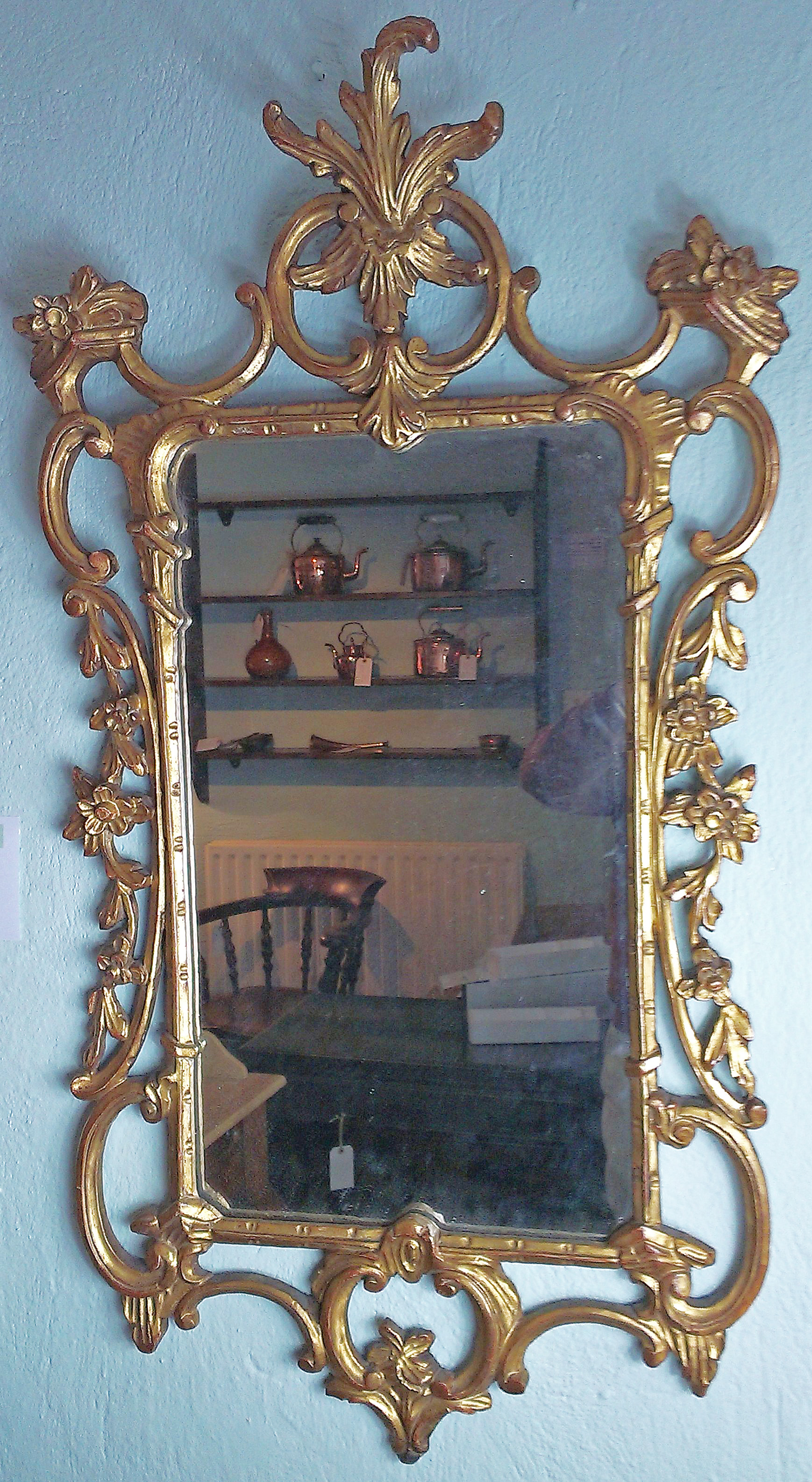 Fine Carved Gilt Limewood Mirror Frame (19thC) (1 of 1) Fine Carved Gilt Limewood Mirror Frame (19thC) (1 of 1)