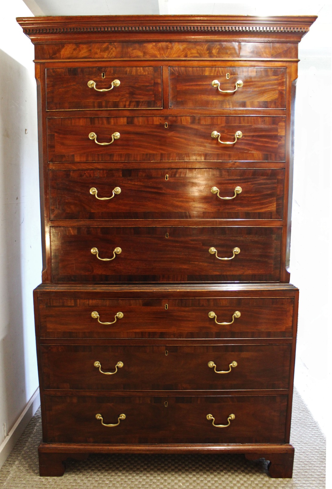 Georgian Mahogany Chest On Chest. (1 of 1) Georgian Mahogany Chest On Chest. (1 of 1)