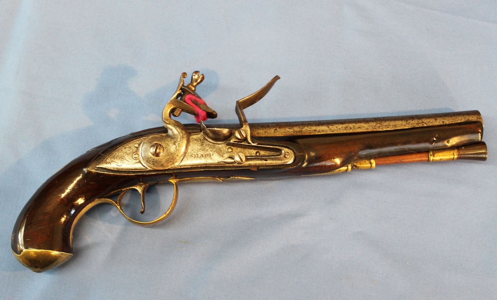 Late 18th Century Georgian Flintlock Pistol (1 of 8) Late 18th Century Georgian Flintlock Pistol (1 of 8)