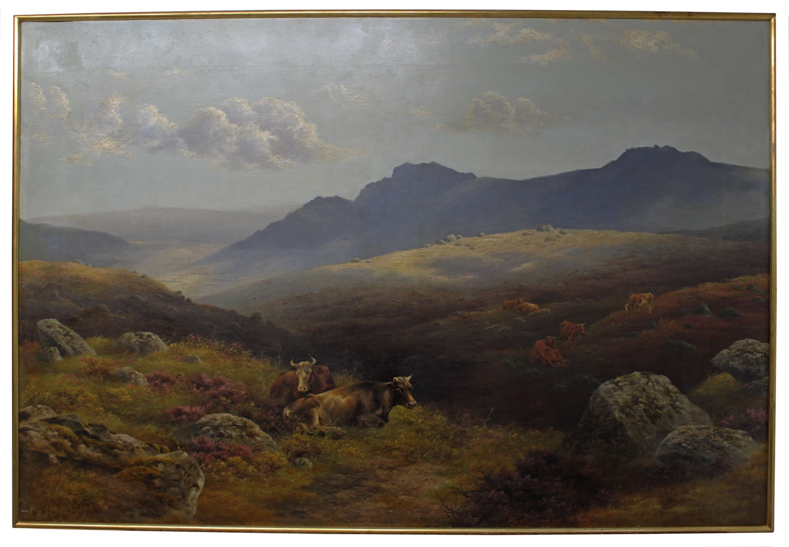 Large Landscape Oil Painting. Charles E Brittan (1 of 1) Large Landscape Oil Painting. Charles E Brittan (1 of 1)