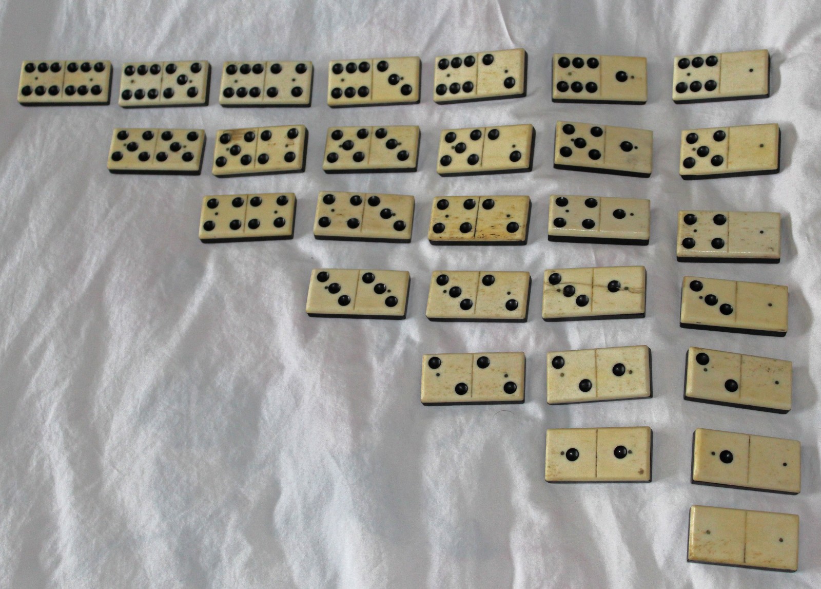 Boxed Set of Bone and Ebony Dominoes (1 of 1) Boxed Set of Bone and Ebony Dominoes (1 of 1)