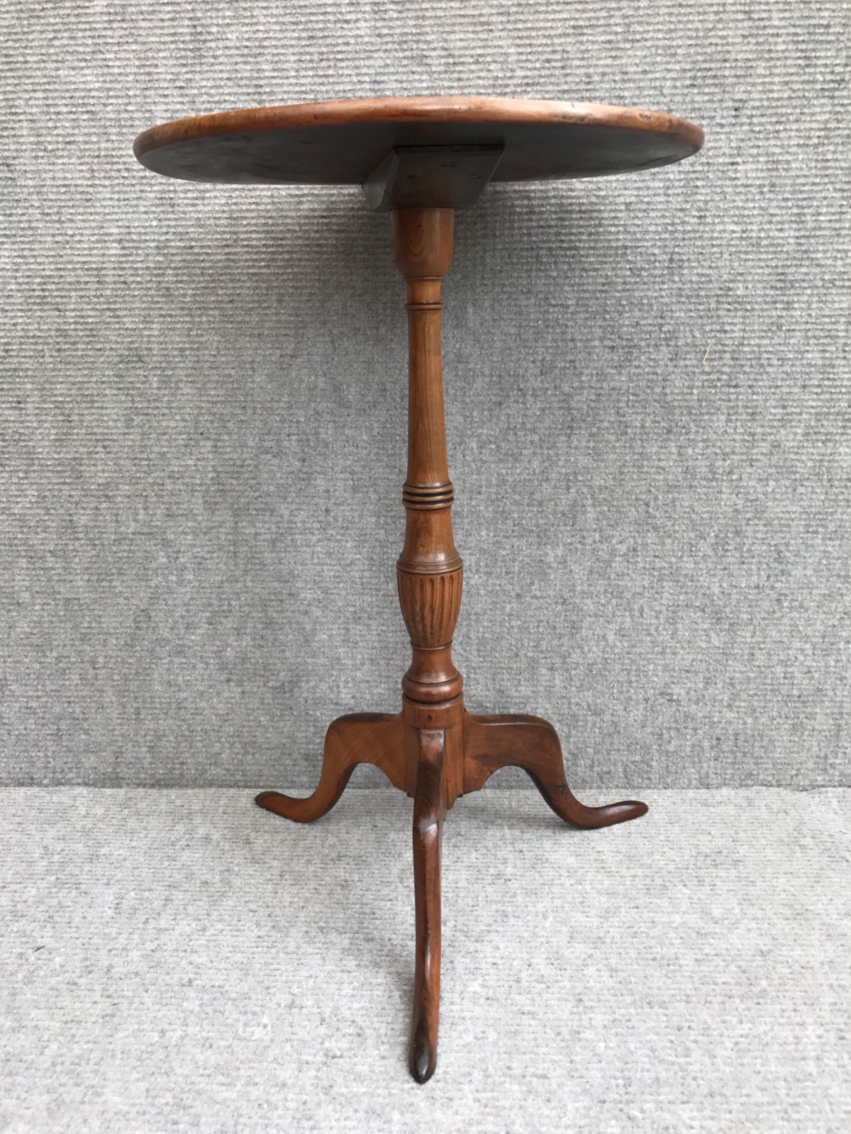 Georgian Antique Fruitwood Tripod Table / Small Occasional Wine Table (1 of 1) Georgian Antique Fruitwood Tripod Table / Small Occasional Wine Table (1 of 1)