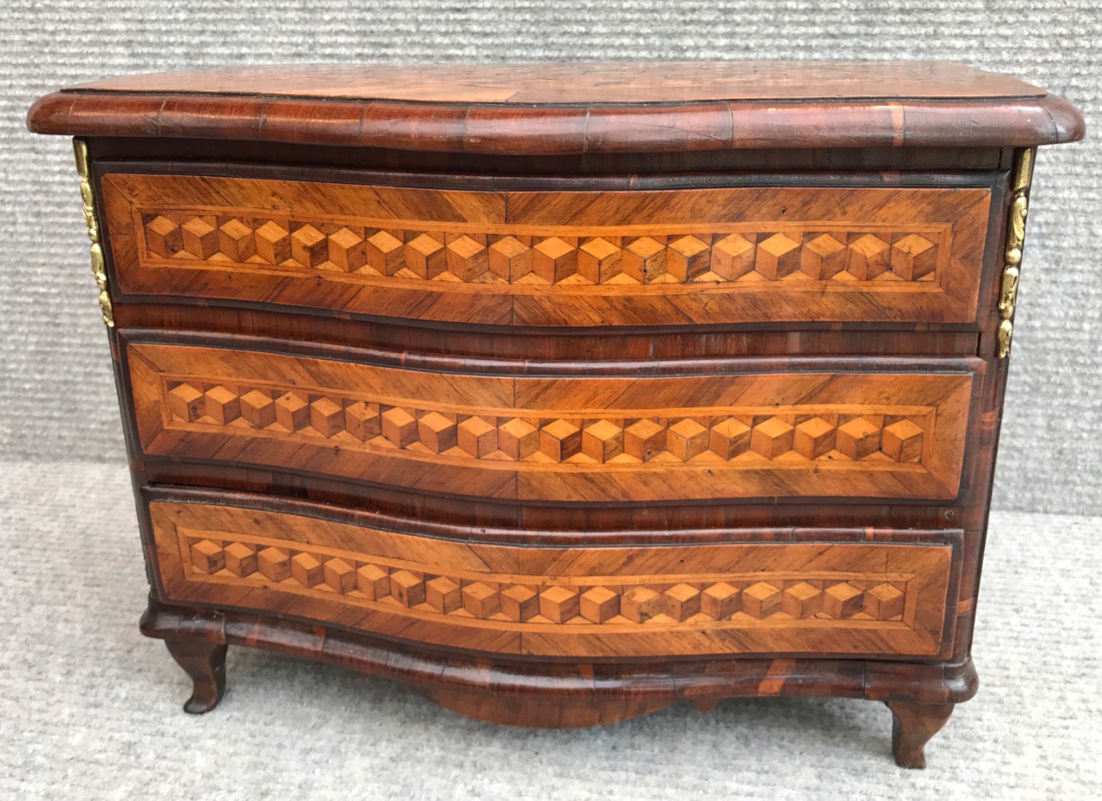 18th Century Antique Miniature French Commode Chest (1 of 1) 18th Century Antique Miniature French Commode Chest (1 of 1)