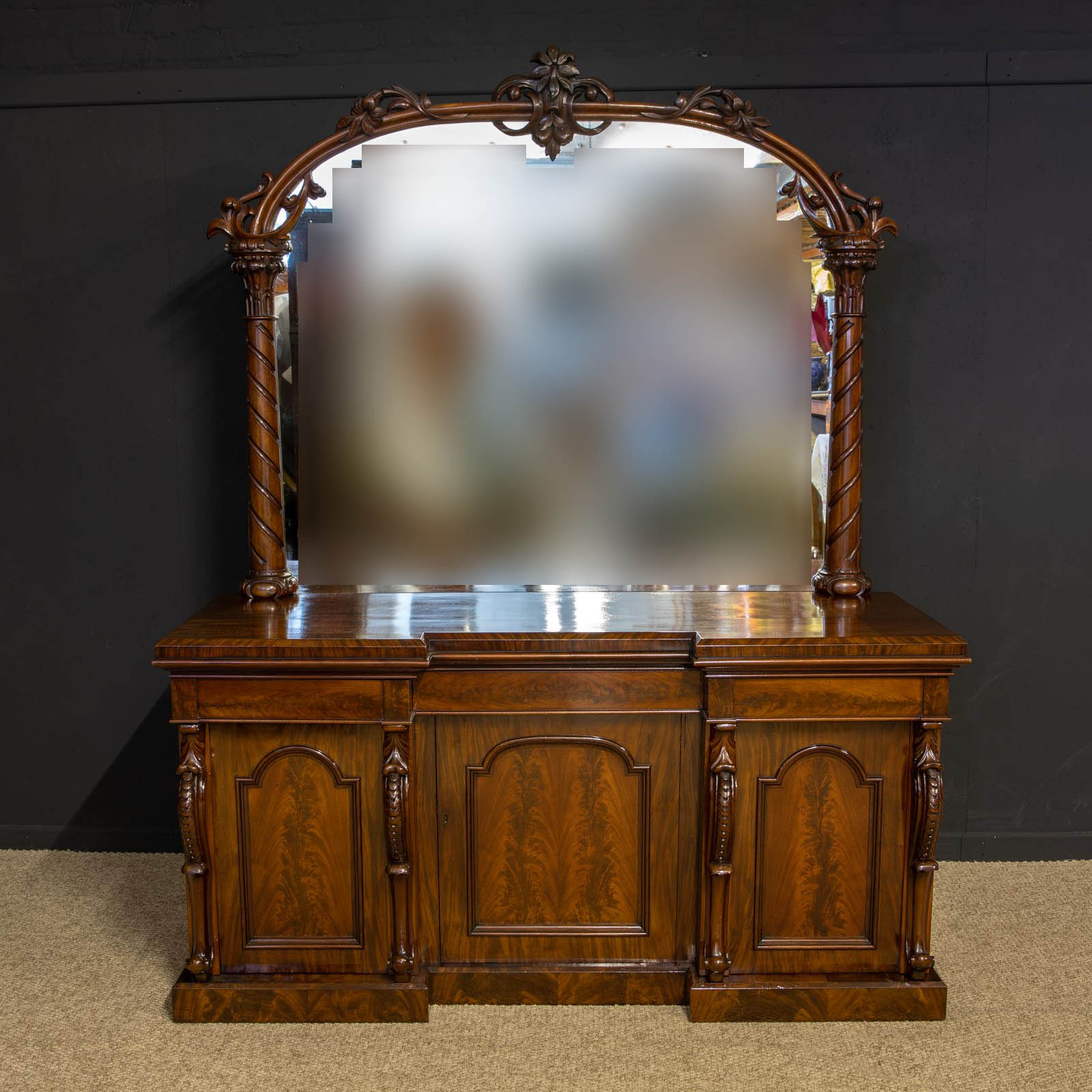 Mid Victorian Mahogany Sideboard (1 of 22)