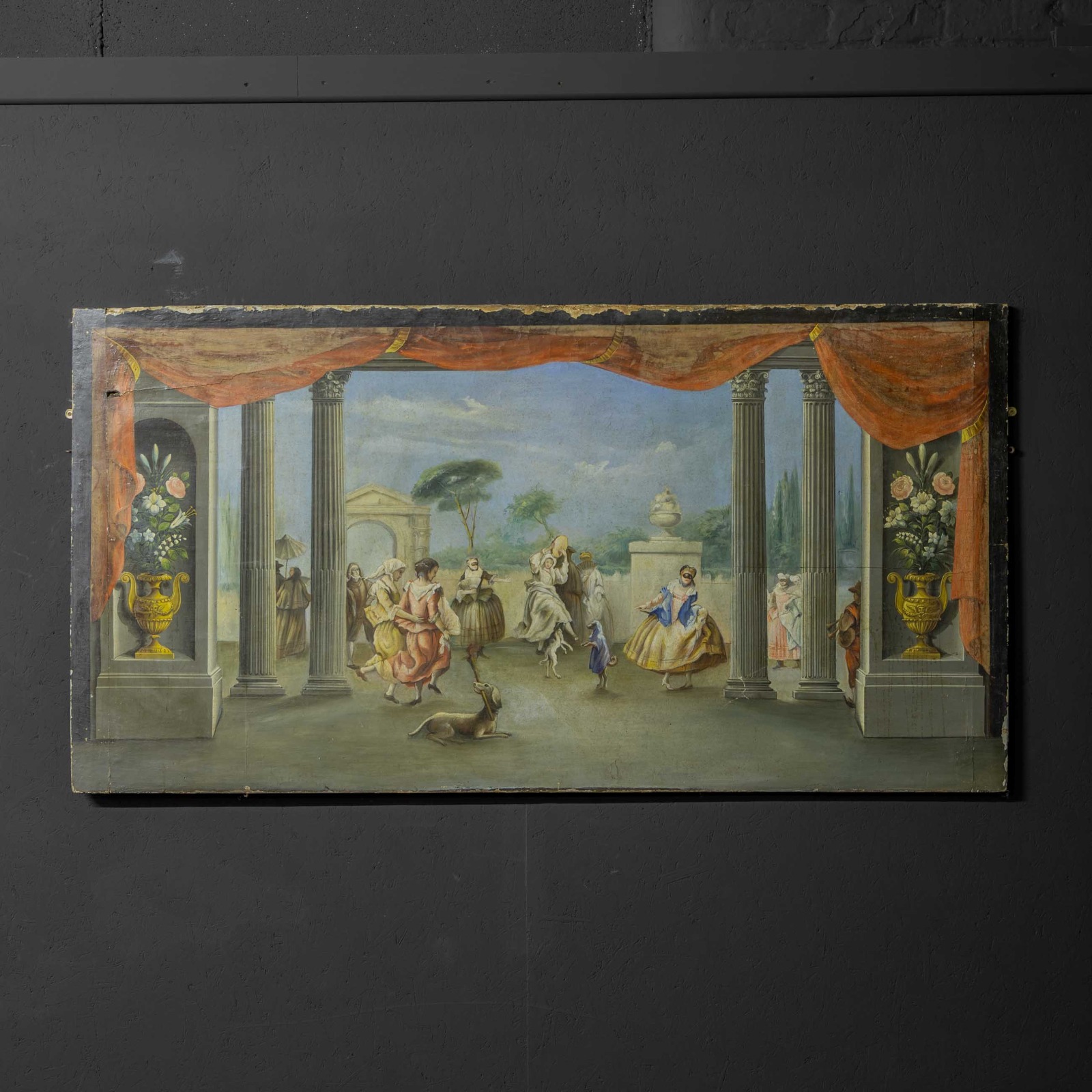 Late Victorian Theatrical Oil Painting (1 of 15)