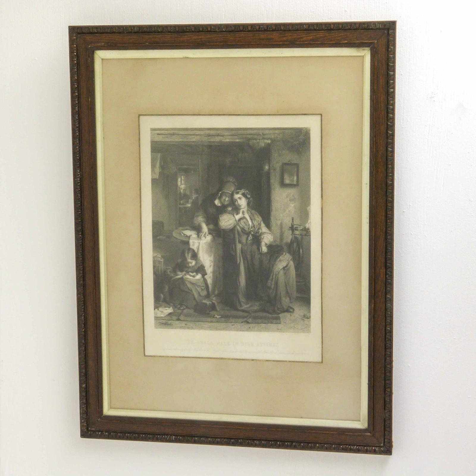 Victorian Engraving "Ye Shall Walk in Silk Attire" (1 of 10)