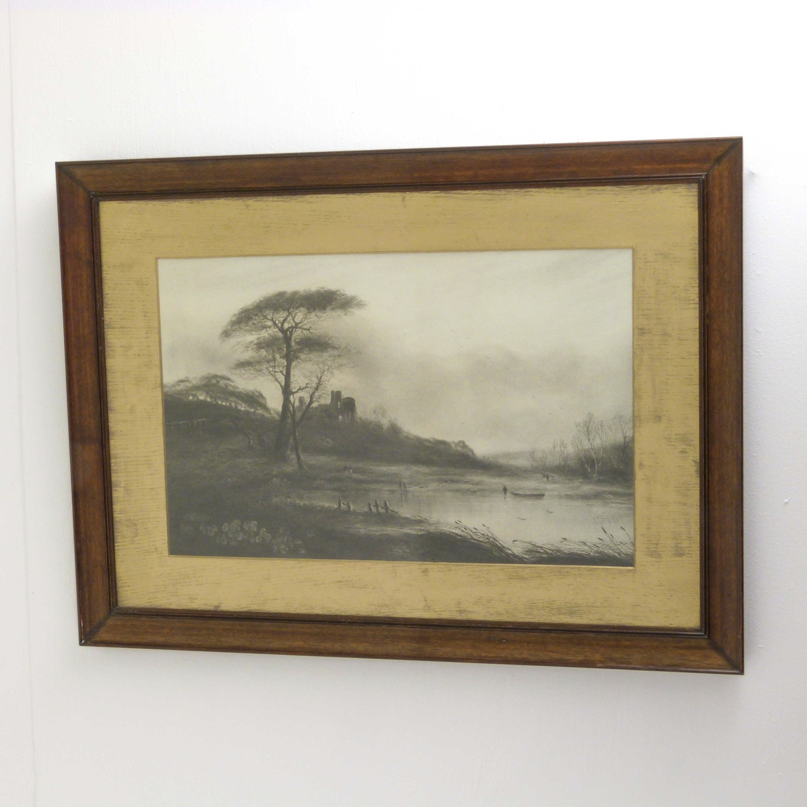 Victorian Waterscape Black & White Print (1 of 8)