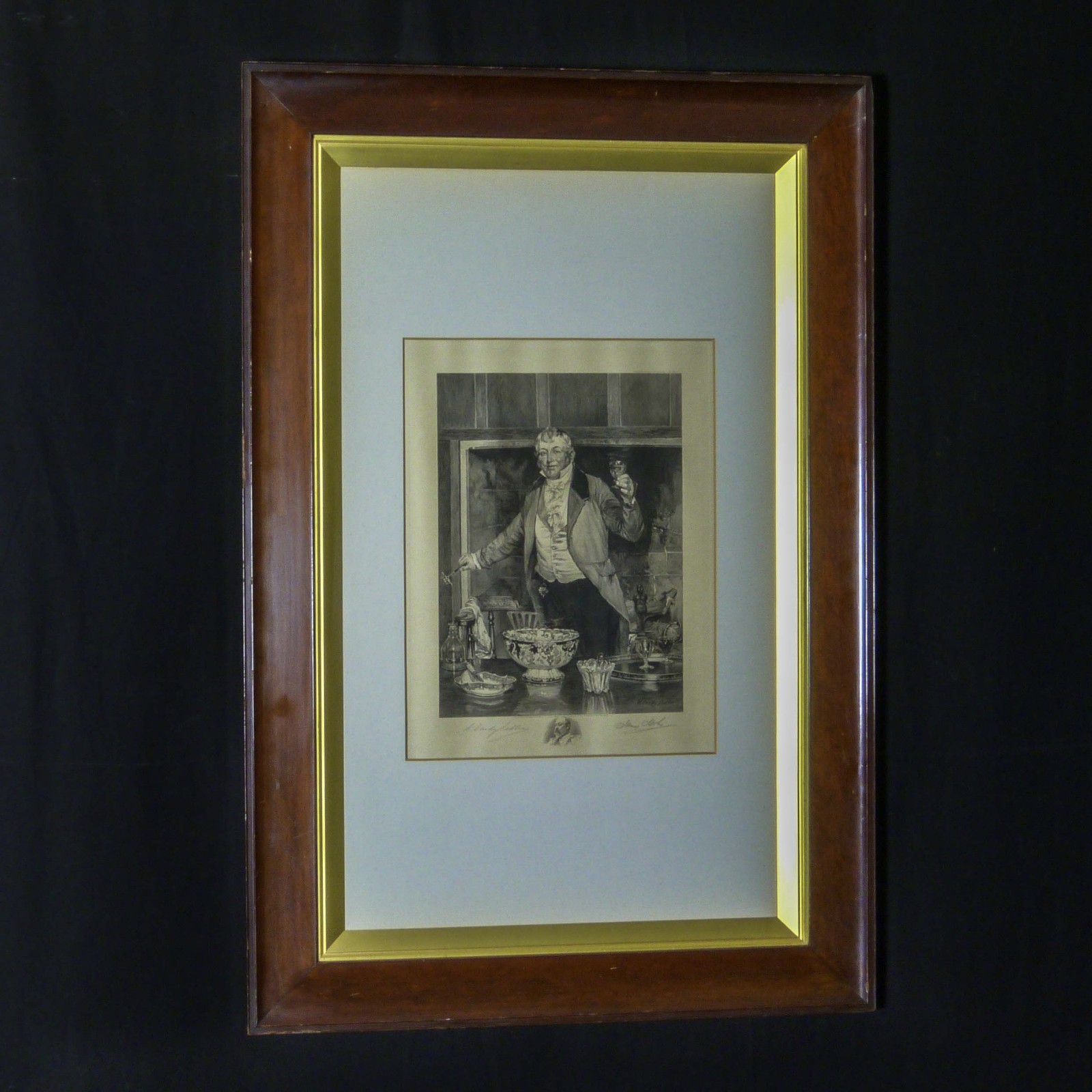 Edwardian Etching "Here's Health Unto His Majesty" (1 of 9)