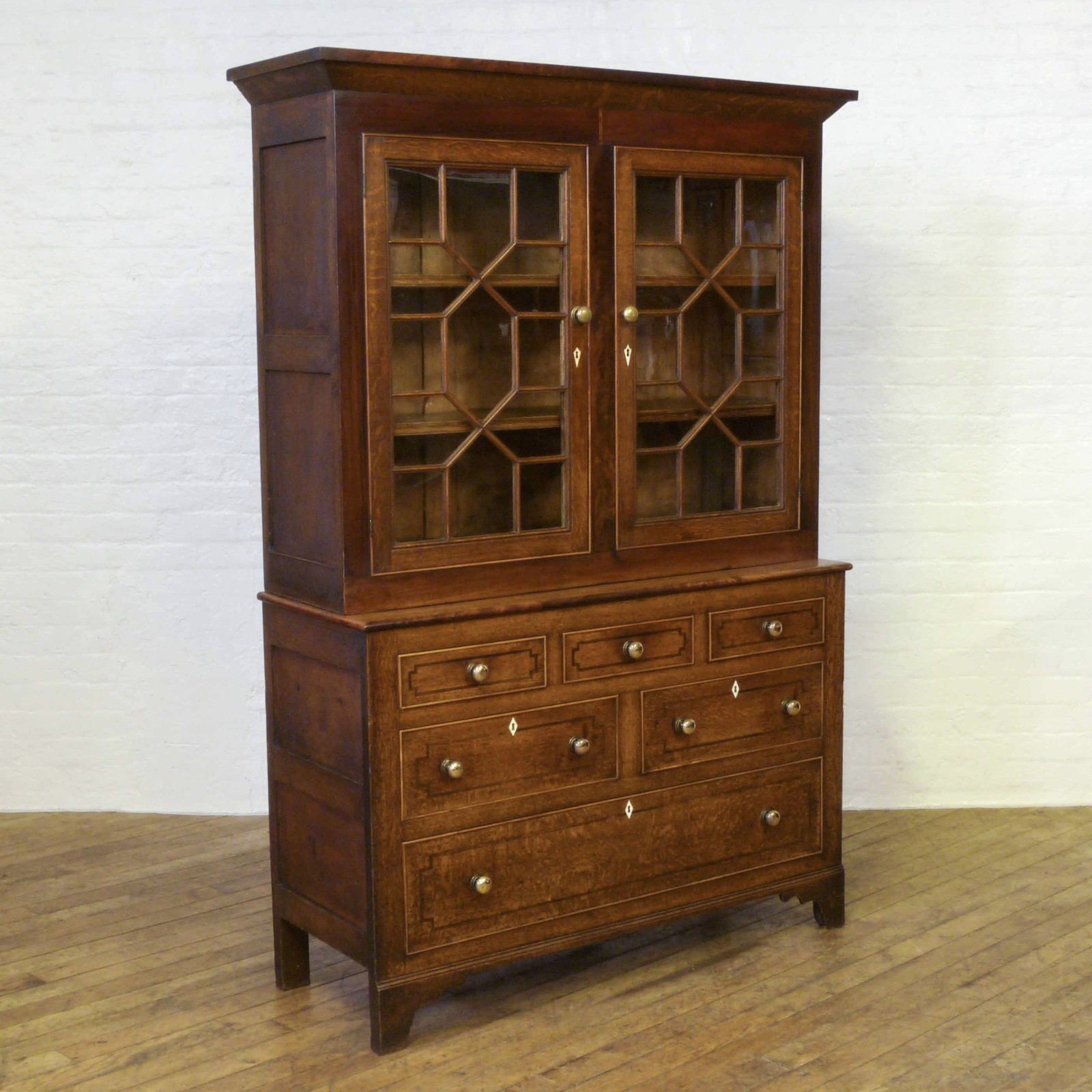 Welsh Oak & Mahogany Cabinet (1 of 11)