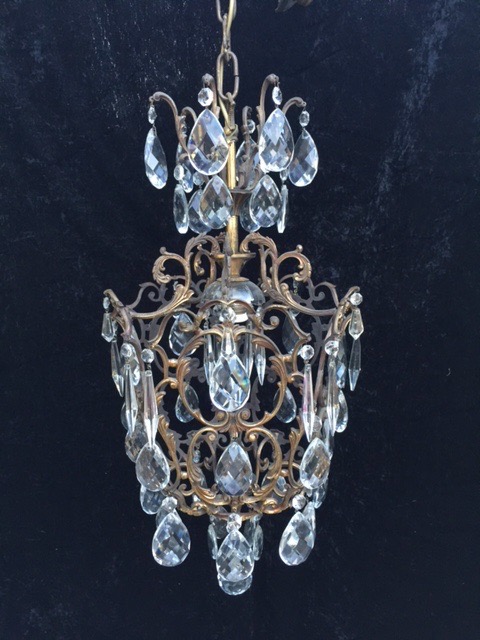 One Light Italian Cameo Chandelier (1 of 1) One Light Italian Cameo Chandelier (1 of 1)