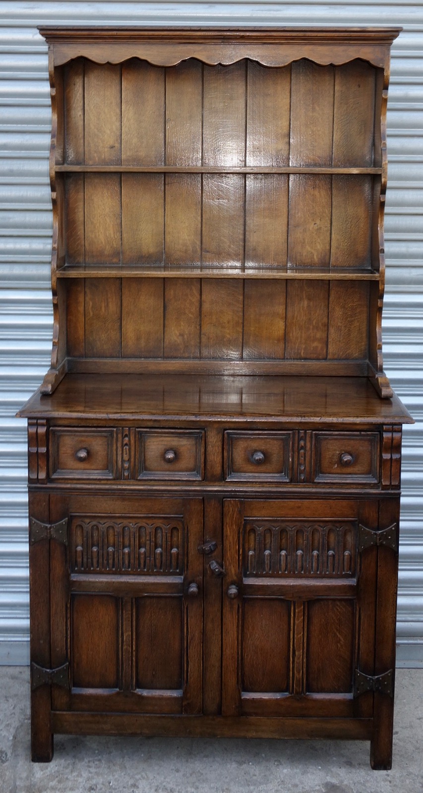 Distressed Ipswich Oak Dresser (1 of 6)