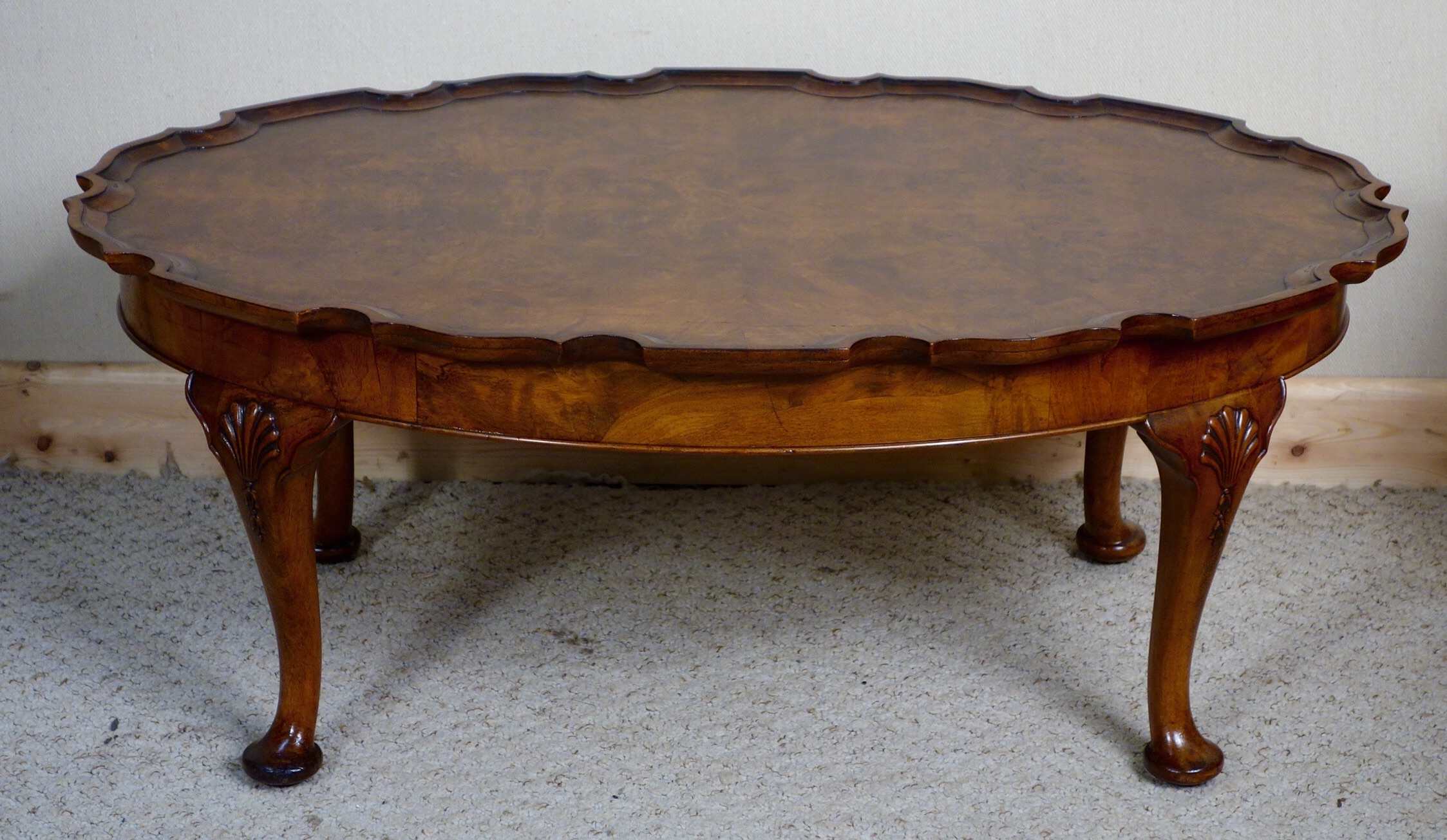 Carved Walnut Coffee Table c.1930 (1 of 1) Carved Walnut Coffee Table c.1930 (1 of 1)