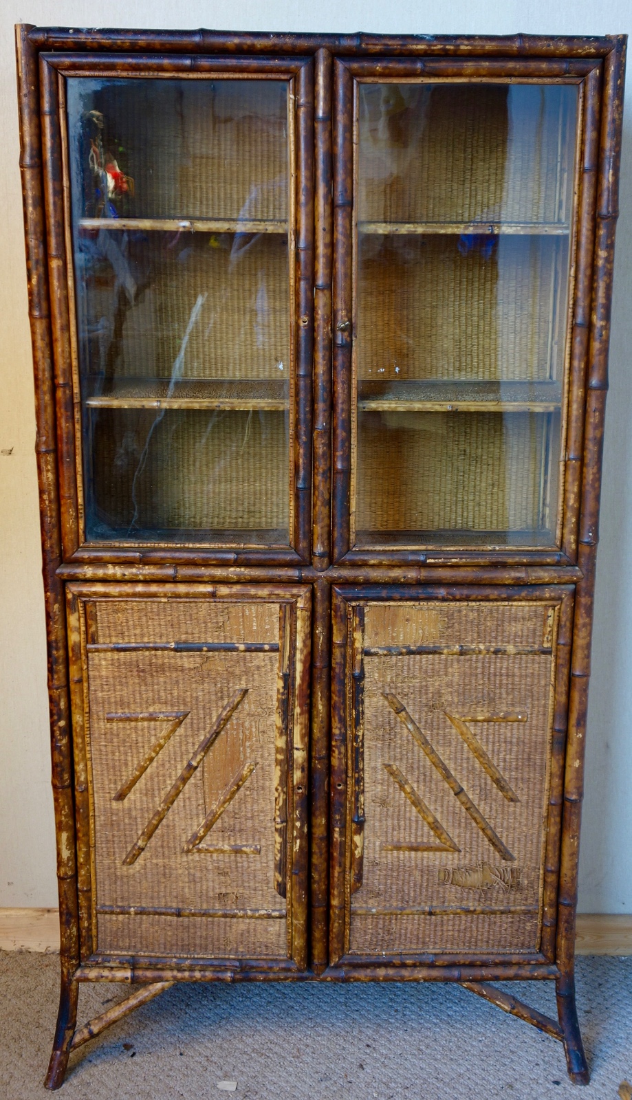 Victorian Bamboo Cabinet c.1890 (1 of 1) Victorian Bamboo Cabinet c.1890 (1 of 1)