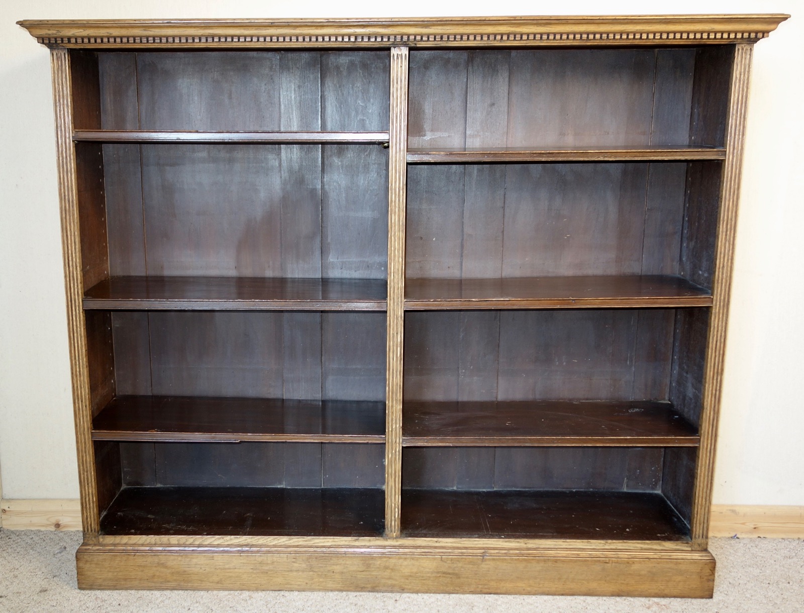 Open Oak Edwardian Bookcase c.1910 (1 of 1) Open Oak Edwardian Bookcase c.1910 (1 of 1)