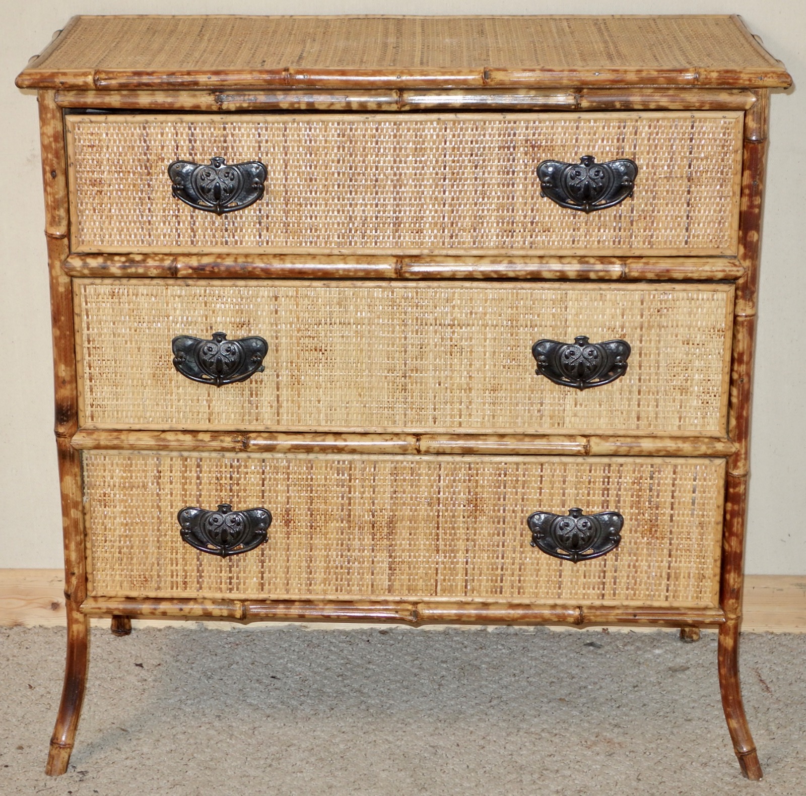 Bamboo Chest of Drawers c.1910 (1 of 1) Bamboo Chest of Drawers c.1910 (1 of 1)