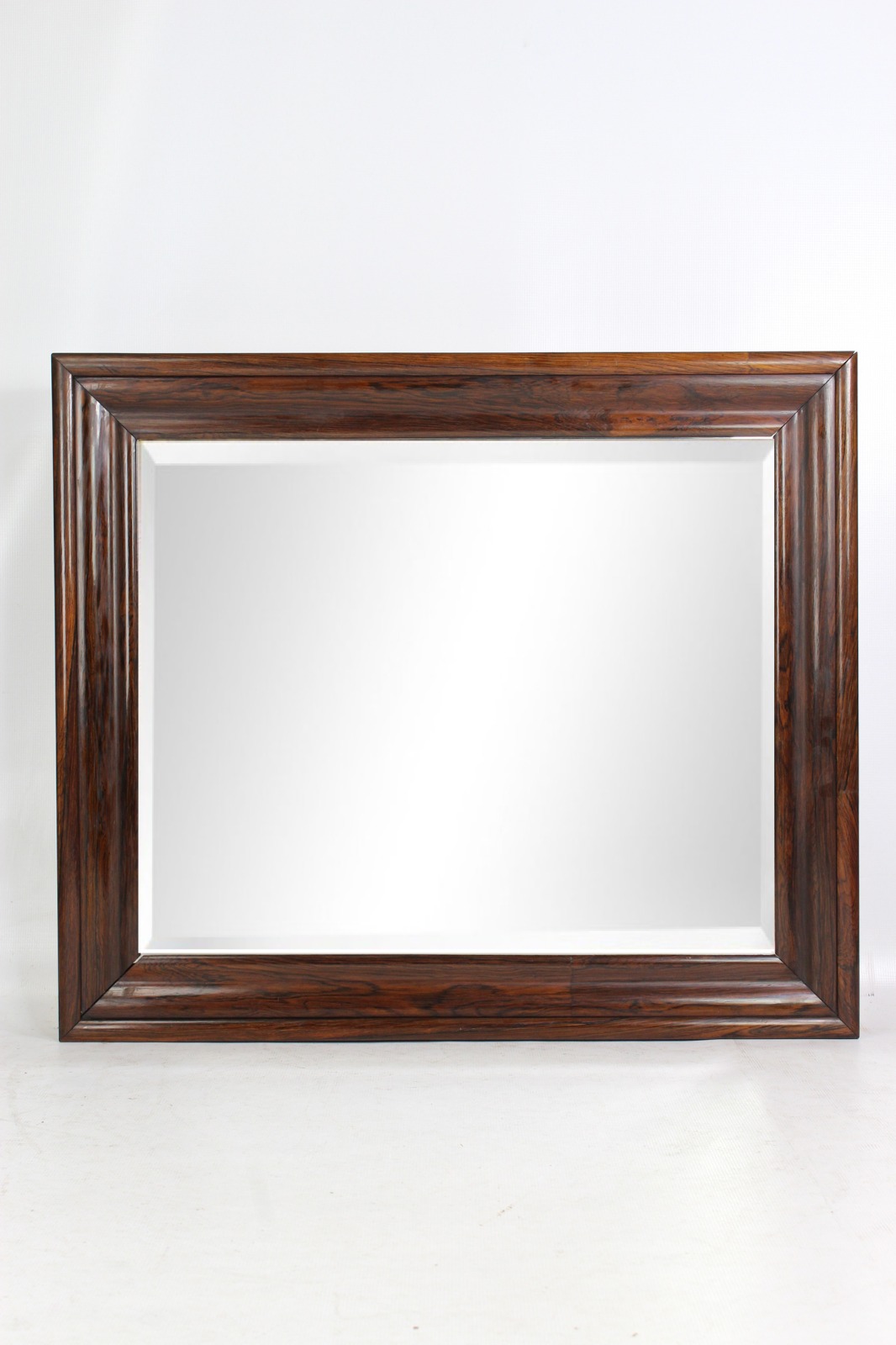 Large Antique Victorian Rosewood Framed Mirror (1 of 1) Large Antique Victorian Rosewood Framed Mirror (1 of 1)