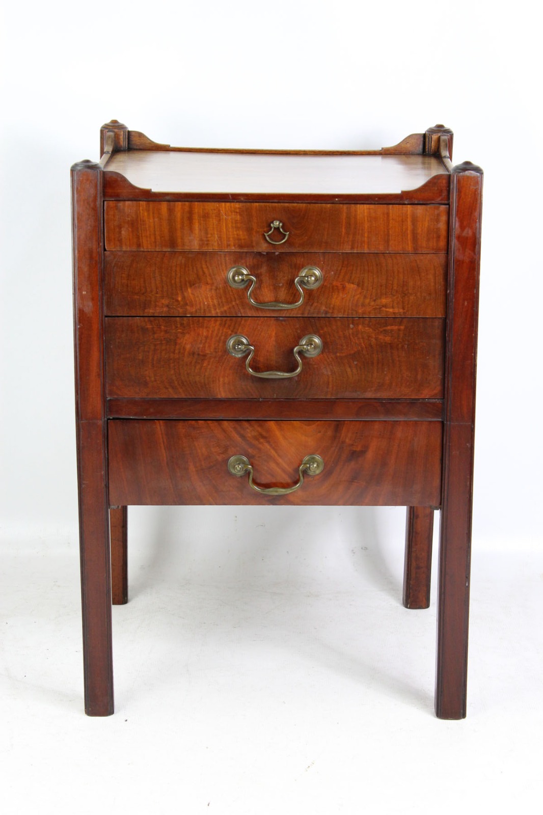 Antique Georgian Mahogany Bedside Chest (1 of 1) Antique Georgian Mahogany Bedside Chest (1 of 1)