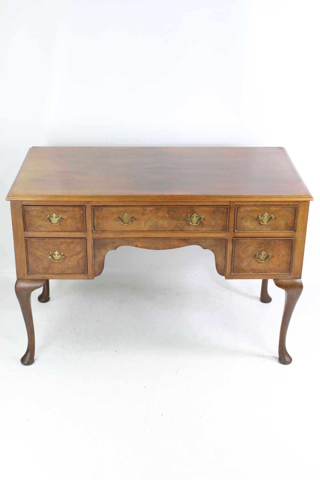 Vintage Walnut Desk on Cabriole Legs c.1920 (1 of 1) Vintage Walnut Desk on Cabriole Legs c.1920 (1 of 1)