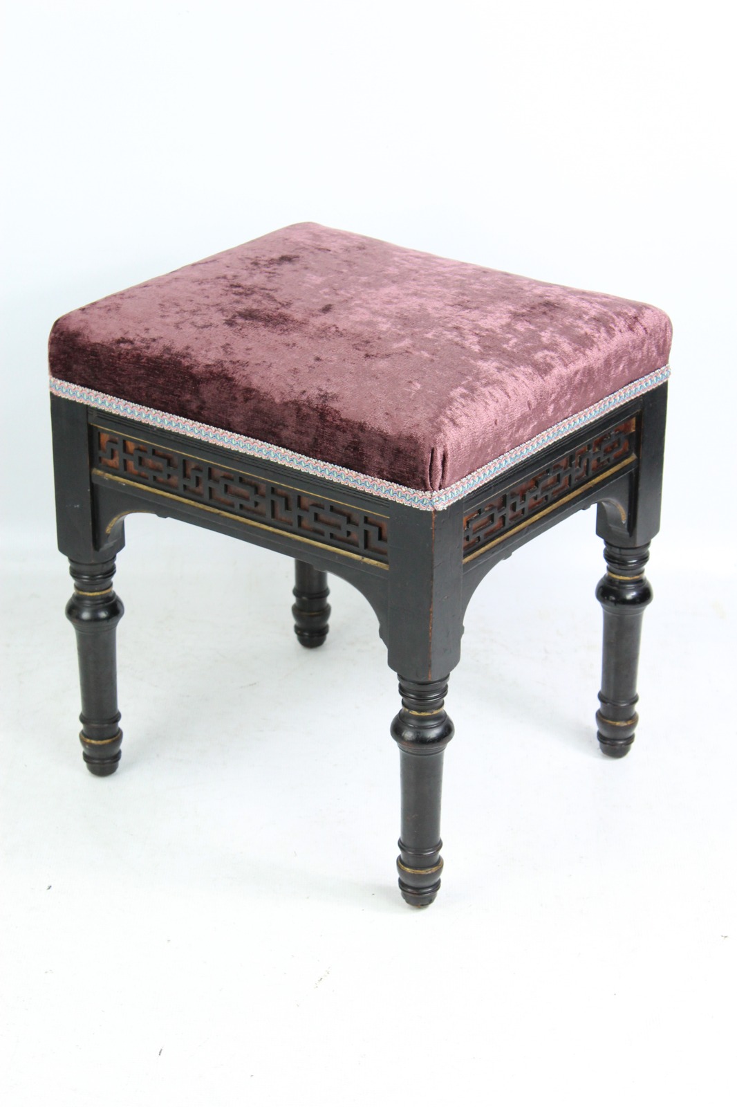 Antique Victorian Aesthetic Movement Stool (1 of 13) Antique Victorian Aesthetic Movement Stool (1 of 13)