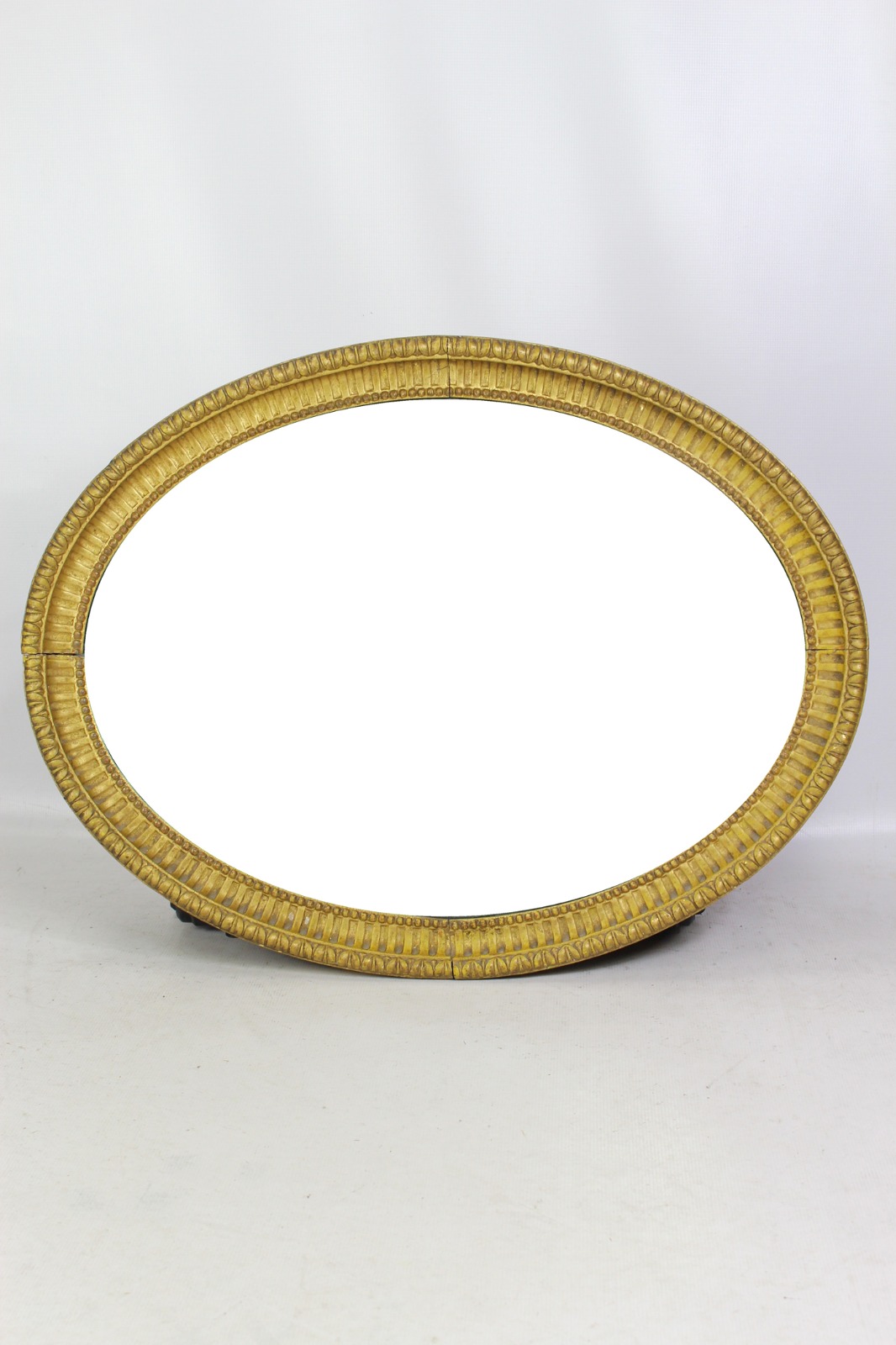 Antique 19th Century Giltwood Oval Mirror (1 of 13) Antique 19th Century Giltwood Oval Mirror (1 of 13)