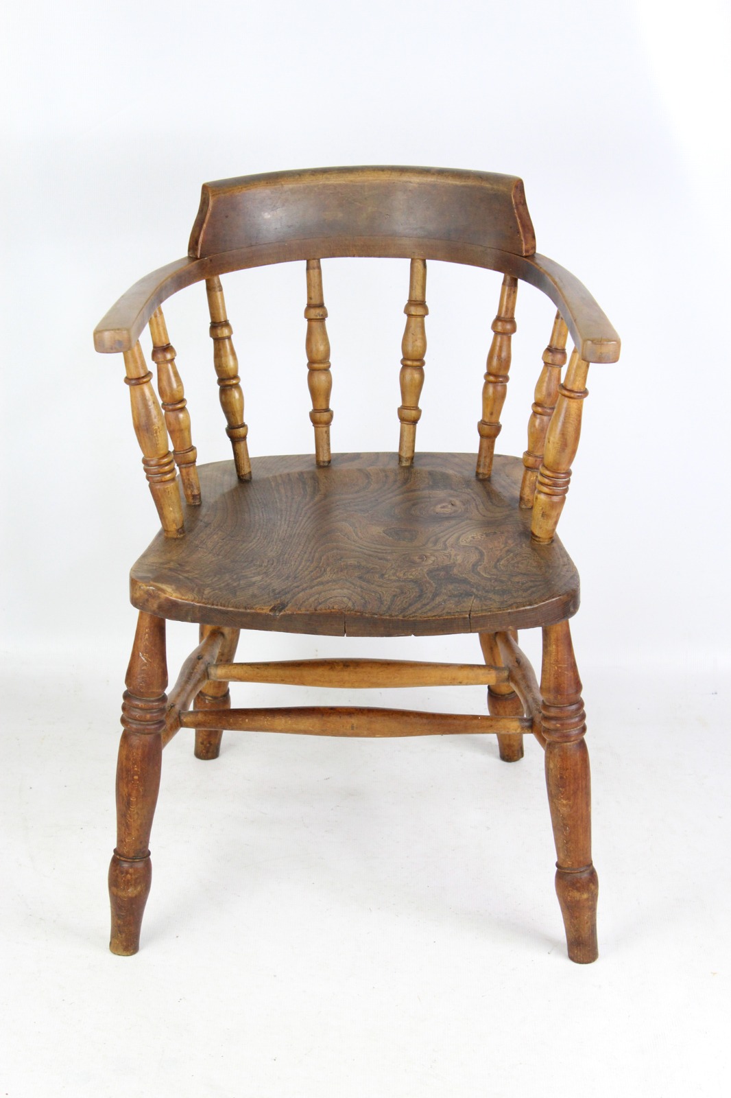 Elm Captains Chair / Smokers Bow Armchair (1 of 1) Elm Captains Chair / Smokers Bow Armchair (1 of 1)