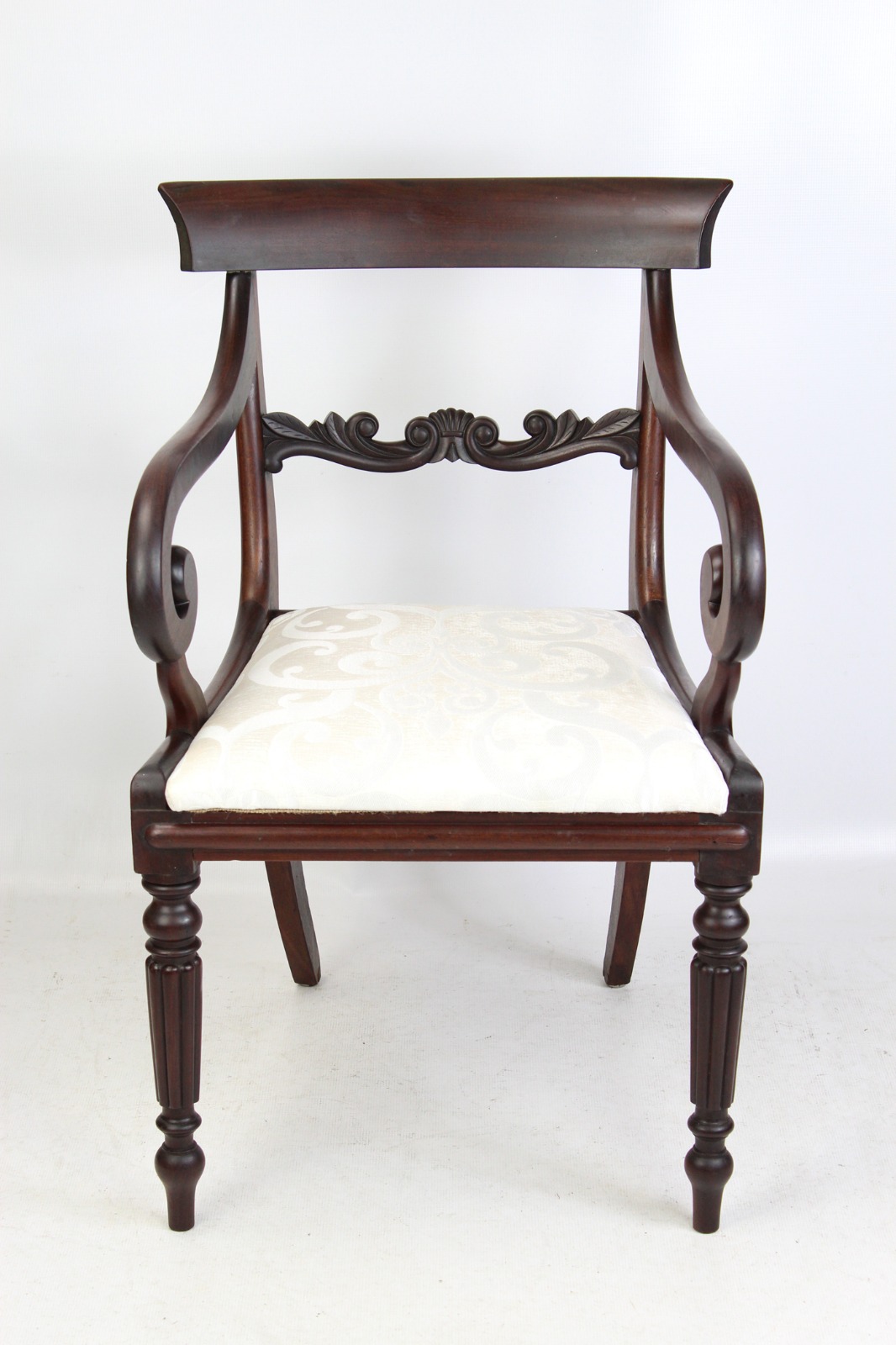Victorian Mahogany Open Armchair (1 of 13) Victorian Mahogany Open Armchair (1 of 13)