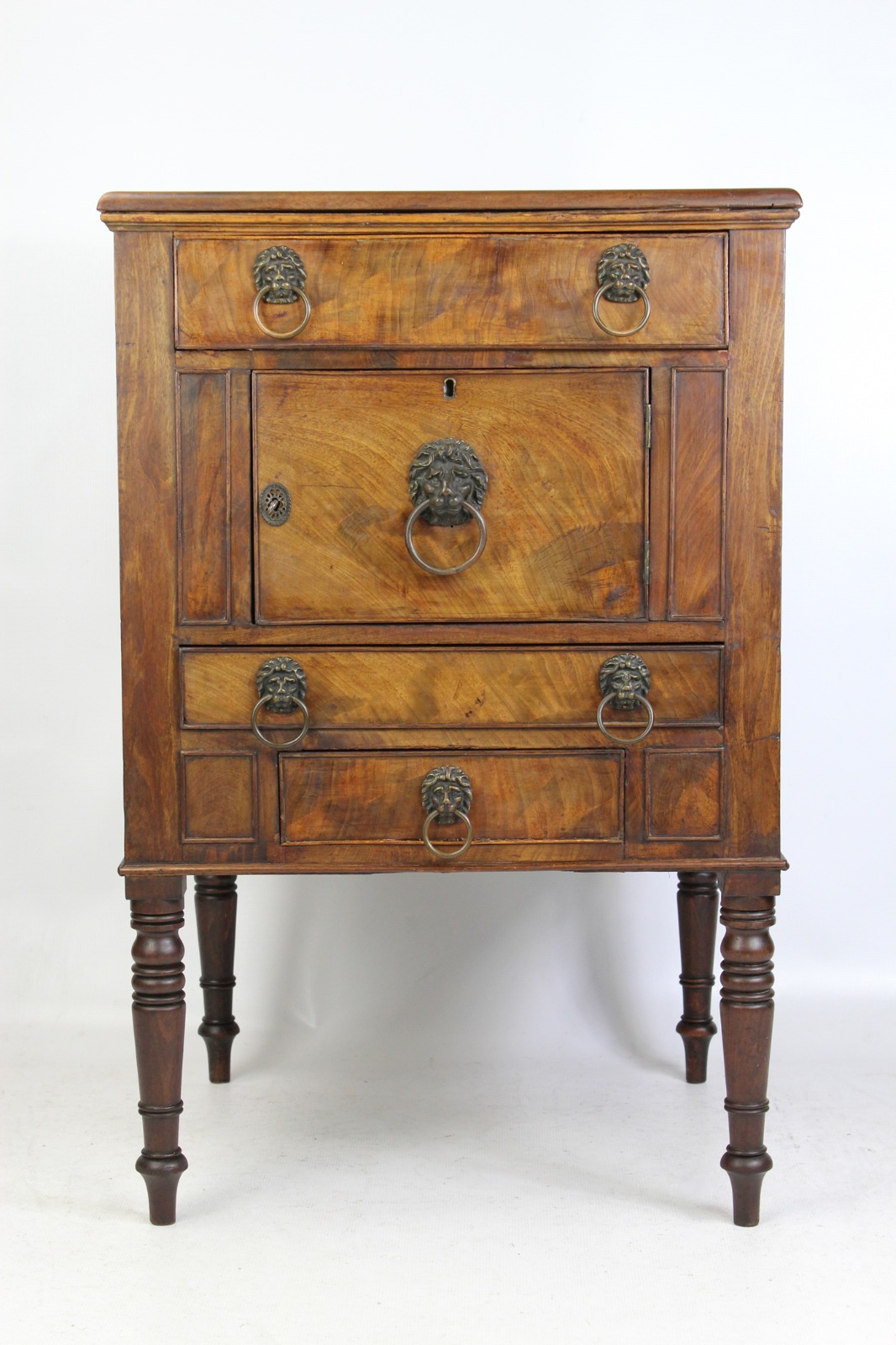 Georgian Mahogany Cabinet with Lion Mask Handles (1 of 1) Georgian Mahogany Cabinet with Lion Mask Handles (1 of 1)