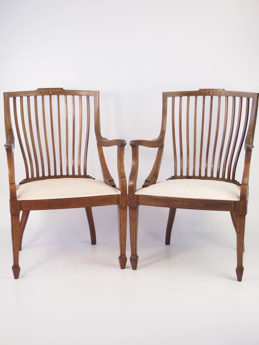 Pair of Antique Edwardian Mahogany Tub Chairs (1 of 1) Pair of Antique Edwardian Mahogany Tub Chairs (1 of 1)