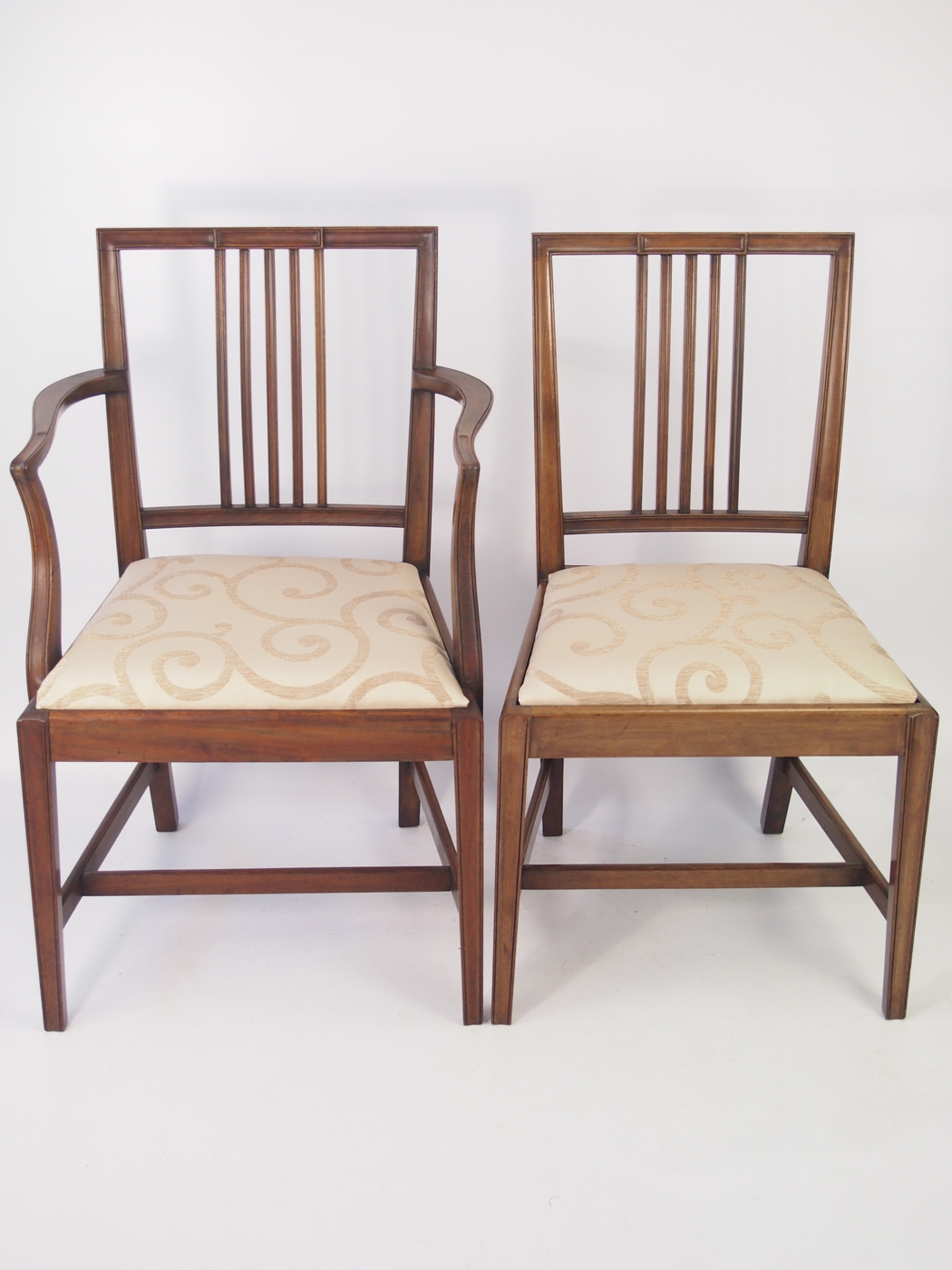 Pair of Antique Edwardian Mahogany Chairs (1 of 1) Pair of Antique Edwardian Mahogany Chairs (1 of 1)