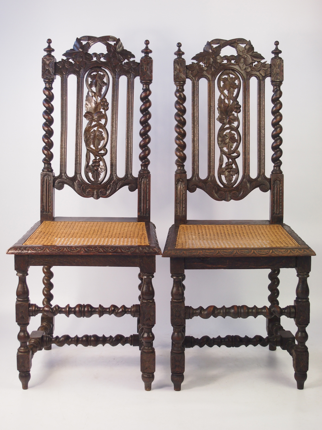 Pair of Victorian Gothic Revival Oak Chairs (1 of 1) Pair of Victorian Gothic Revival Oak Chairs (1 of 1)