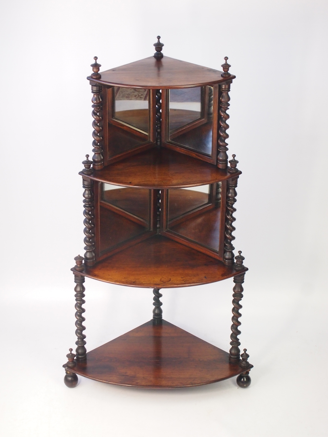 Antique Victorian Four Tier Rosewood Corner Whatnot (1 of 1) Antique Victorian Four Tier Rosewood Corner Whatnot (1 of 1)