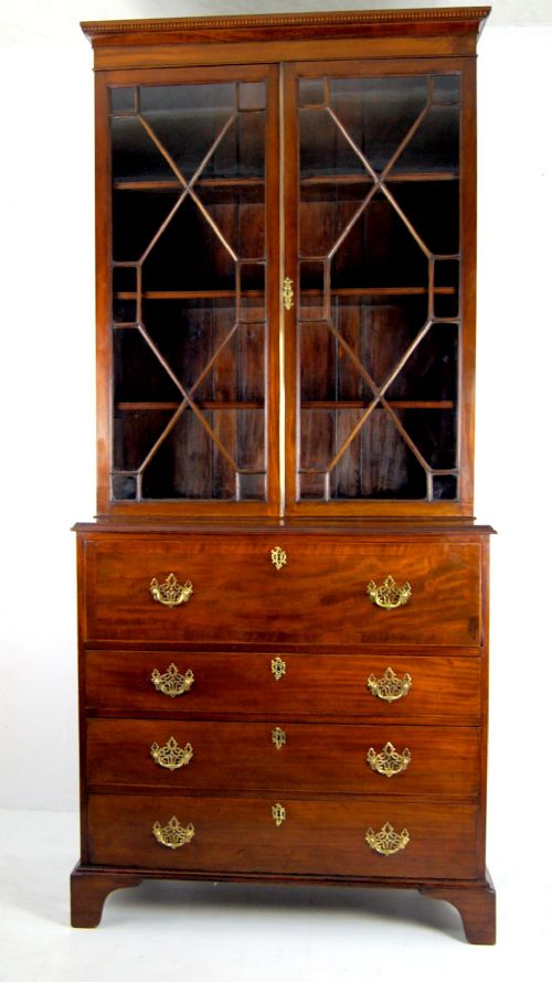 Stunning Georgian Mahogany Secretaire Bookcase c.1820 (1 of 1) Stunning Georgian Mahogany Secretaire Bookcase c.1820 (1 of 1)