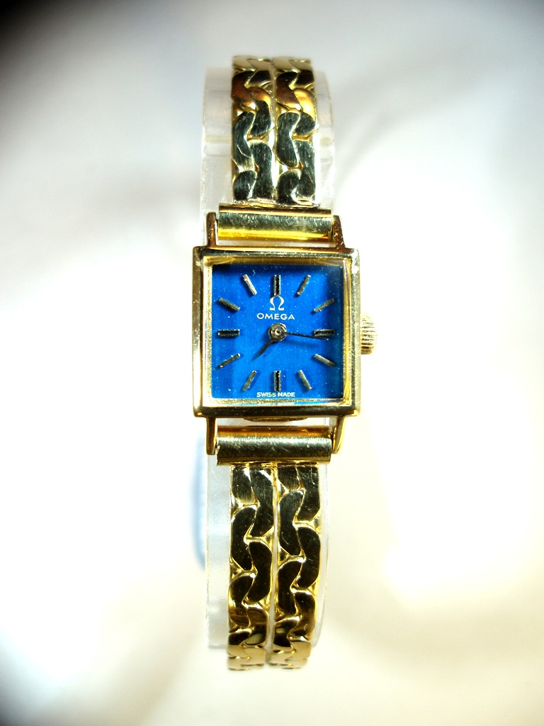 Omega 18ct Square Wristwatch (1 of 1)