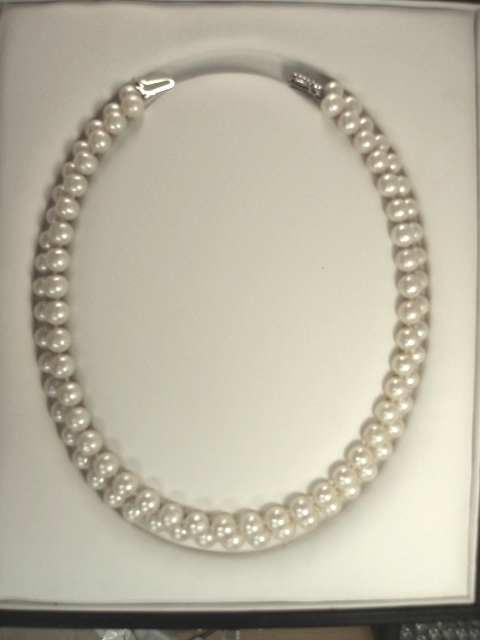 Two Row Cultured Pearls (1 of 1)