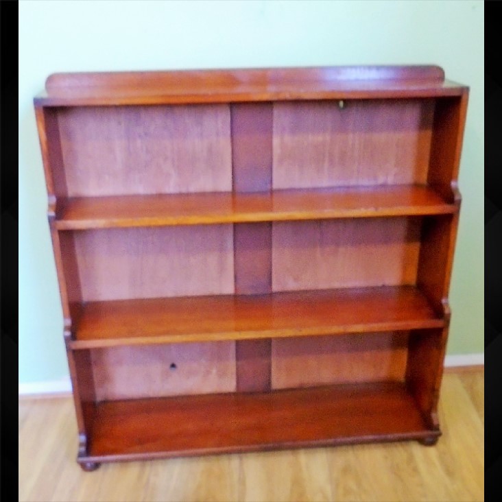 Mahogany Waterfall Bookcase (1 of 1)