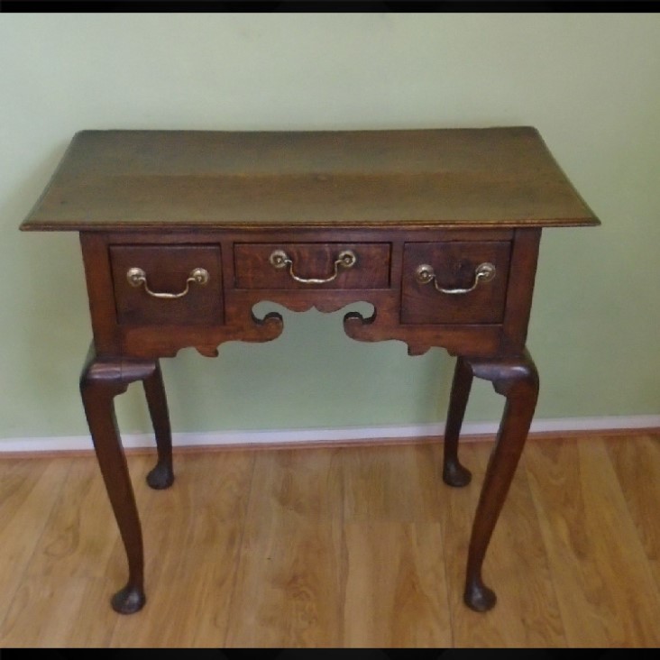 18th Century Oak Lowboy (1 of 1)