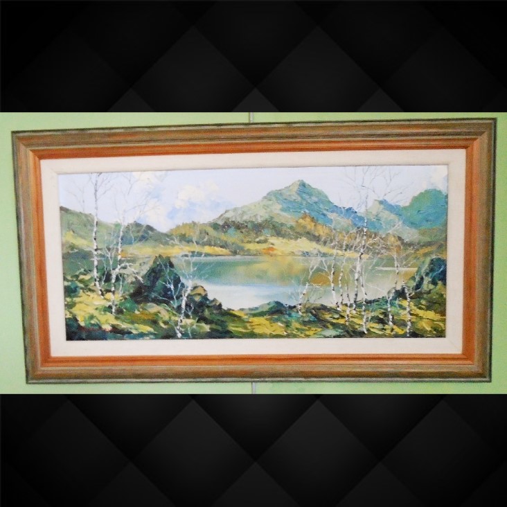Oil Moel Hebog Snowdonia by Charles Wyatt Warren (1 of 1) Oil Moel Hebog Snowdonia by Charles Wyatt Warren (1 of 1)