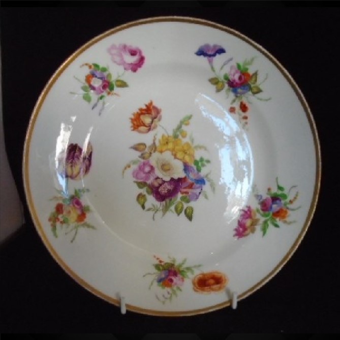 Swansea Porcelain Plate Decorated by Henry Morris (1 of 1) Swansea Porcelain Plate Decorated by Henry Morris (1 of 1)