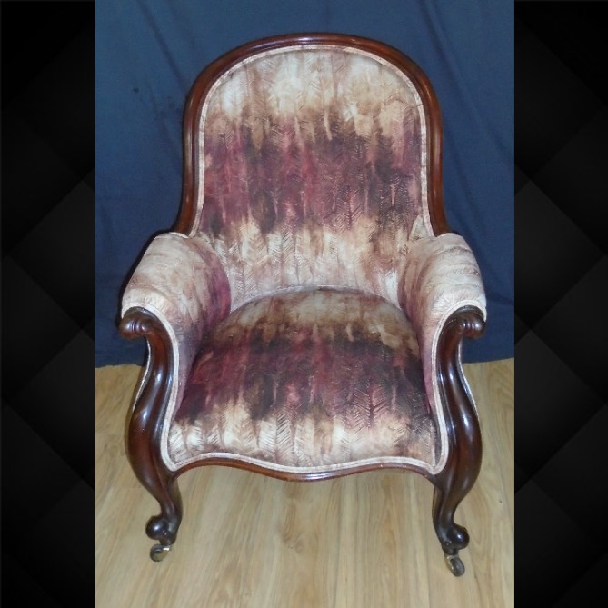 Mahogany Framed Chair C.1870 (1 of 1)