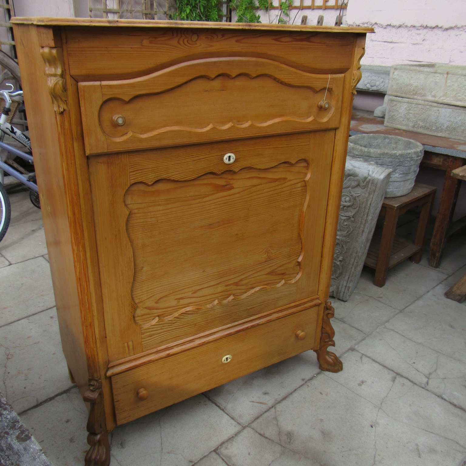 Antique Country Pine Cupboard C.1900 (1 of 1) Antique Country Pine Cupboard C.1900 (1 of 1)