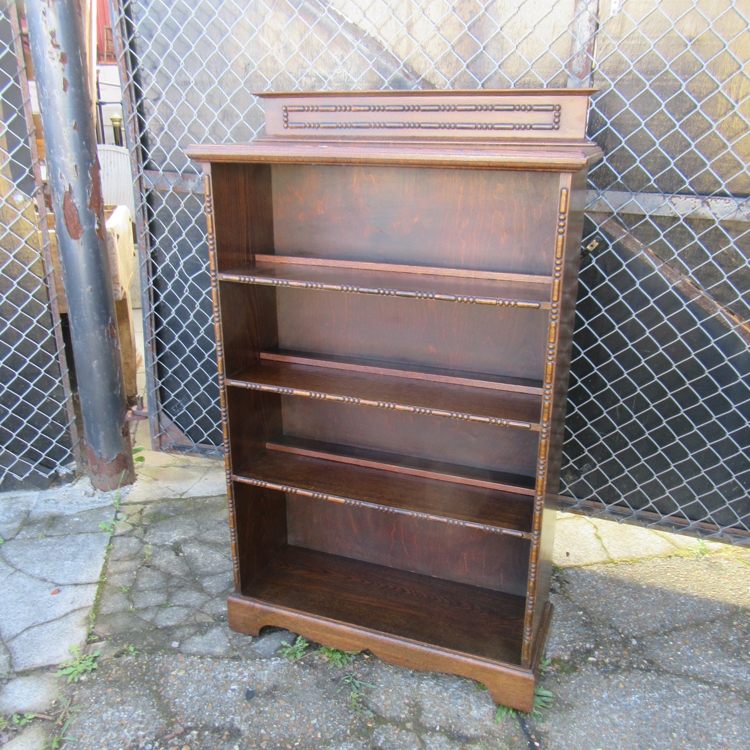 Oak Open Bookcase c.1930 (1 of 1) Oak Open Bookcase c.1930 (1 of 1)