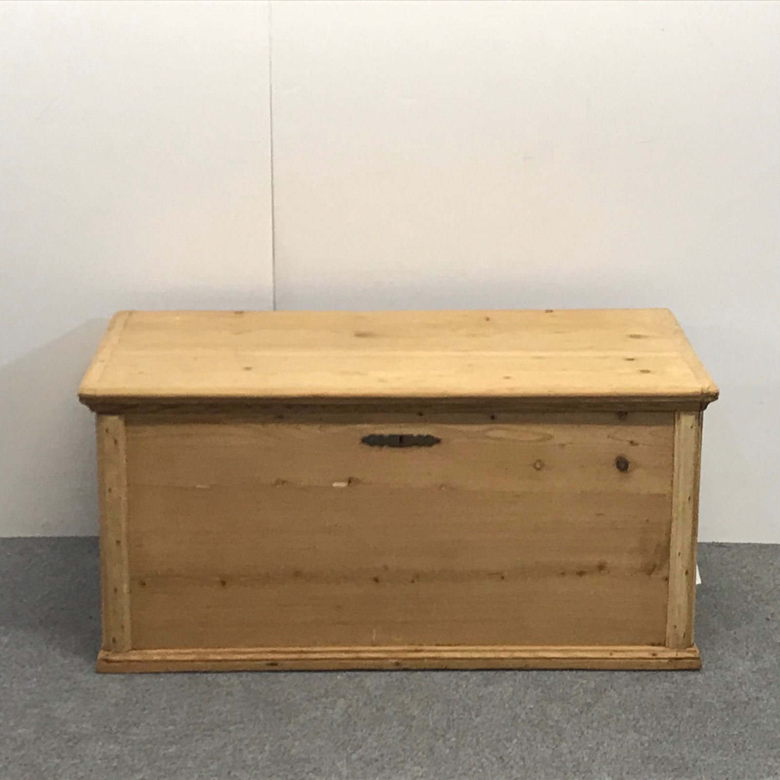 Antique Pine Flat Top Chest c.1880 (1 of 1) Antique Pine Flat Top Chest c.1880 (1 of 1)